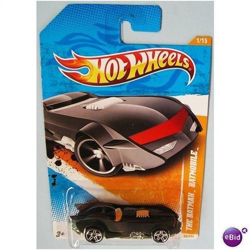Batman Hot Wheels 2011 Track Stars Batmobile #1 of 15 - New & Carded