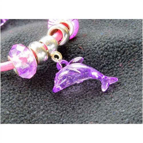 Fully Loaded Bracelet Dolphin Butterfly Charms European Beads Jewellery 1977