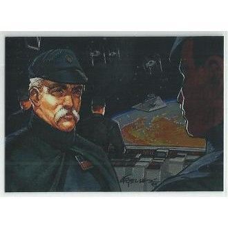 STAR WARS ' FINEST ' CHROMIUM card # 24 CAPTAIN PALLAEON