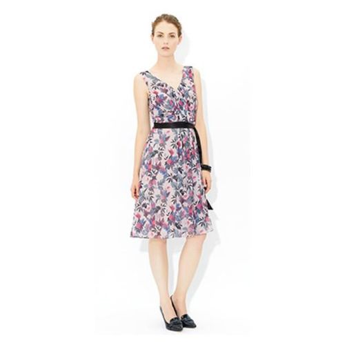 MONSOON Selma Nude/Multi Print Dress BNWT