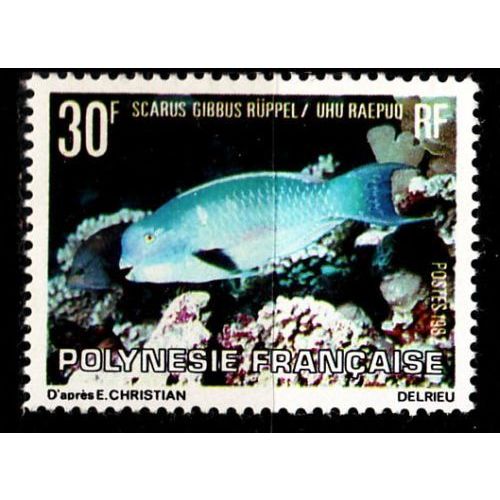 POLYNESIE FRANCAISE [1982] MiNr 0343 ( **/mnh ) Fische