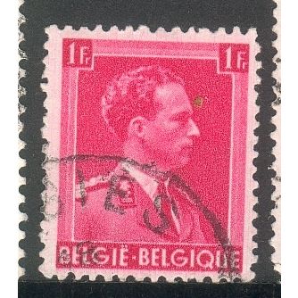 Belgium 1936 - SG748 - 1f red - King Leopold 111 - used