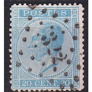 BELGIEN BELGIUM [1865] MiNr 0015 Aa ( O/used )