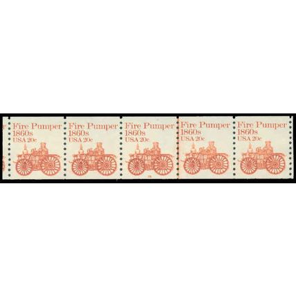 1908v 20c Fire Pumper Very Fine MNH Dry Gum PNC 15/5 P0545
