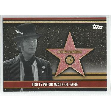 2011 TOPPS AMERICAN PIE ' HOLLYWOOD WALK of FAME ' card # 20 JOHN LENNON
