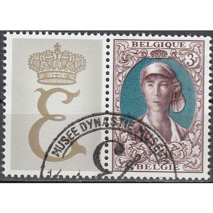 Belgique 1966 Michel 1421 O Cote (2008) 0.70 € Reine Elisabeth Cachet rond