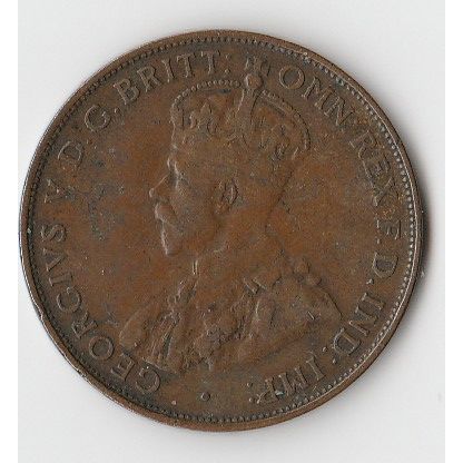 AUSTRALIA COIN - ONE PENNY 1934/ELIZABETH II/VF