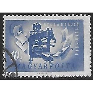 Mi 1001: 10 f. ultramarine Centenary of the 1848 Revolution, wmk. XI