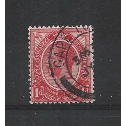 SouthAfrica.SG4a 1d Carmine-Red.Fine Used.Aug25a