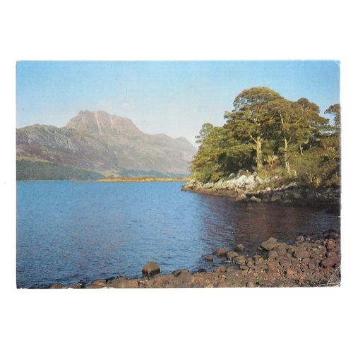 LOCH MAREE, WESTER ROSS used postcard 1987. J.Arthur Dixon PRO/83611 =