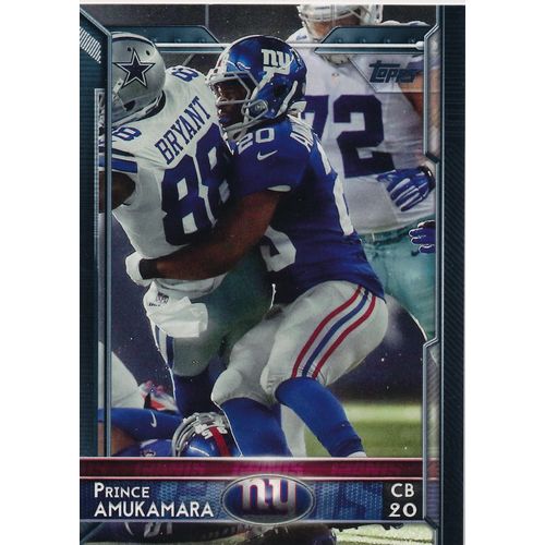 2015 Topps Football 151 Prince Amukamara New York Giants