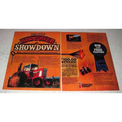 1978 International Harvester 1586 Tractor Ad - Showdown