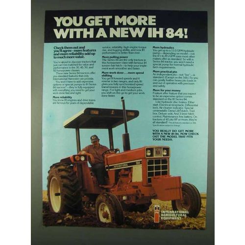 1978 International Harvester 584 Tractor Ad - Get More