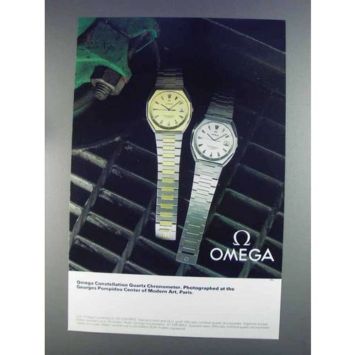1980 Omega Constellation Watch Ad - DD 398 0852