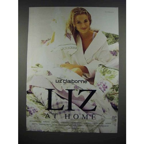 1996 Liz Claiborne Fashion Ad - Liz at Home