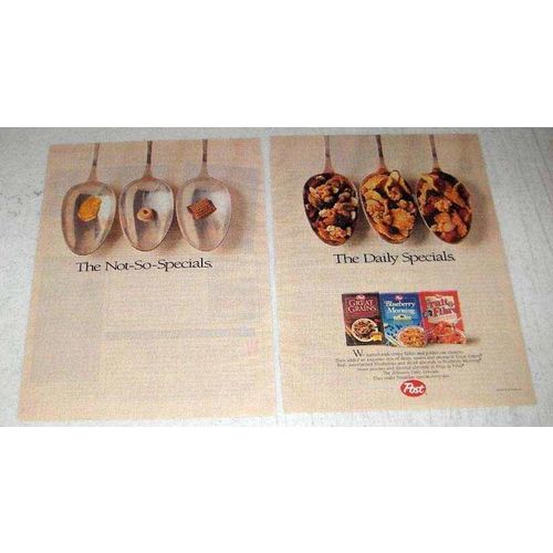 1996 Post Cereal Ad - Great Grains, Fruit & Fibre