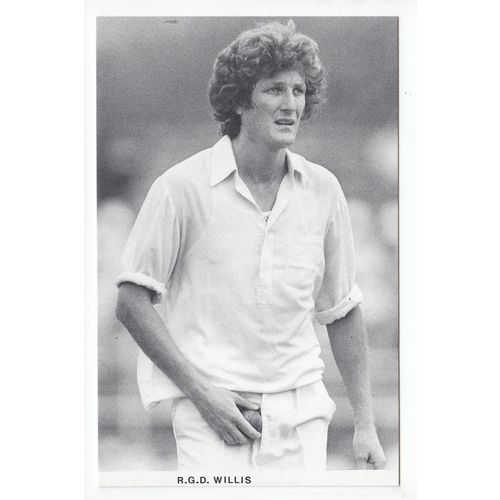 Bob Willis England Cricket Postcard 830