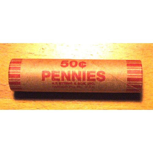 1997-D Uncirculated Lincoln Cent Roll