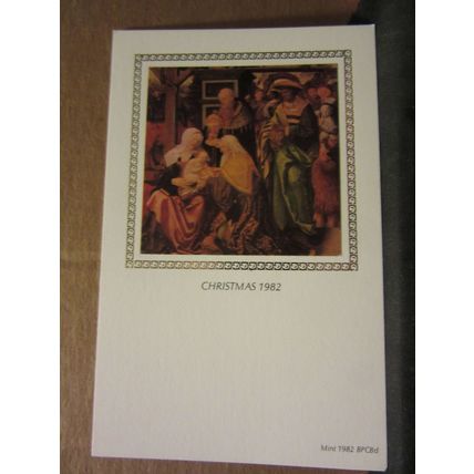 CHRISTMAS 1982.. unused postcard by Benham =