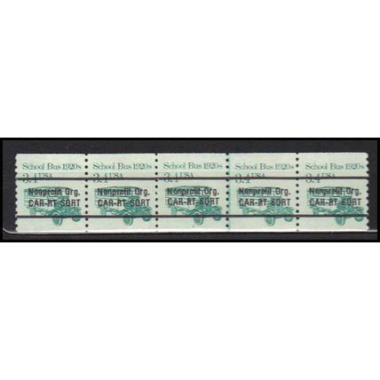 2123a 3.4c School Bus Fine MNH Dry Gum PNC 1/5 X0092
