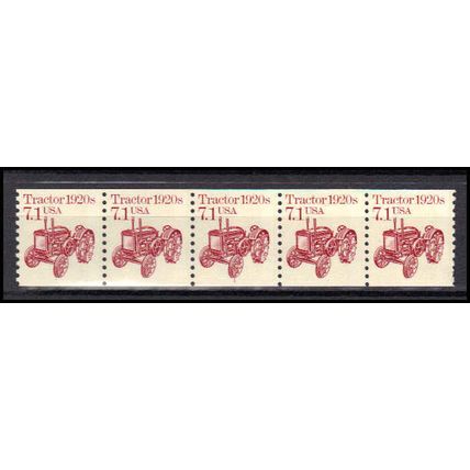 2127 7.1c Tractor Very Fine MNH Dry Gum PNC 1/5 X0720