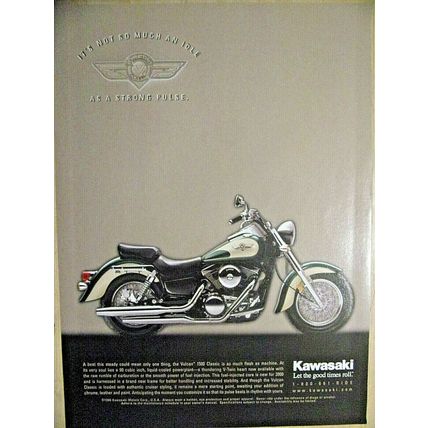Kawasaki Vulcan 1500 Classic magazine ad-2000