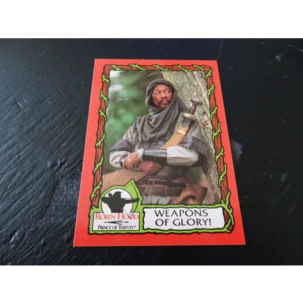1991 Topps Robin Hood Prince of Thieves Card # 27 Weapons Of Glory! NM (7)