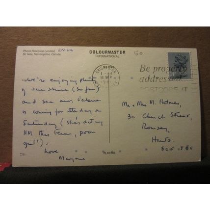 multiview, SUSSEX THATCH county used postcard Colourmaster 1981 pm #
