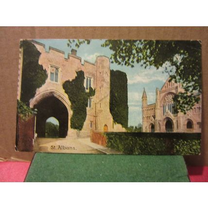 ST ALBANS, HERTFORDSHIRE unused antique postcard =
