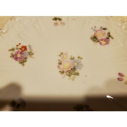 3 - Vintage Plates Woman With Flowers, Last Supper, Flower Design