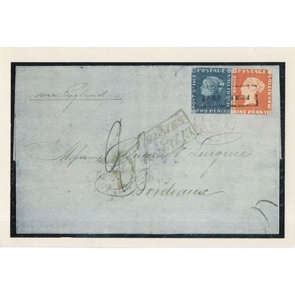 Mauritius Rare £28,000 First Day Cover Postcard