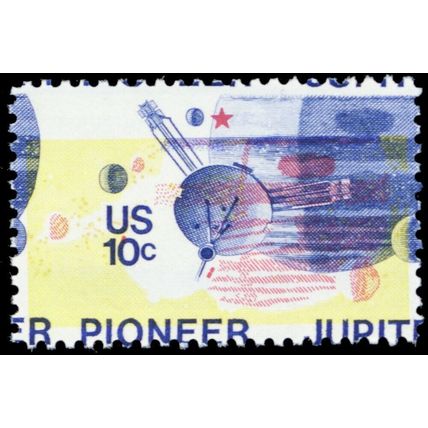 1556, Mint NH 10¢ HUGE Color Shift Space Stamp WoW - Stuart Katz