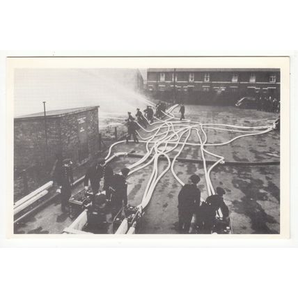 AFS Fire Brigade at Grangetown Sunderland Reproduction Postcard B29