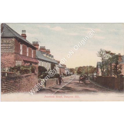 PPC Junction Road Burgess Hill Sussex 1905 Burnett