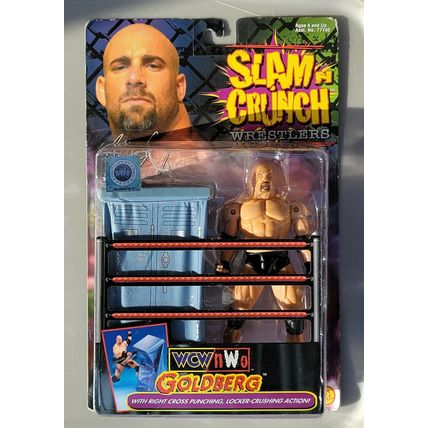 wcw wwf ljn wrestling superstars slam n crunch bill goldberg wrestling figure