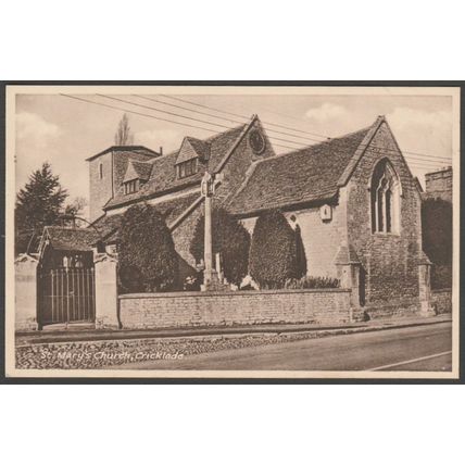 St Mary's Church, Cricklade, Wiltshire, c.1930 - Peter Wyndham Postcard