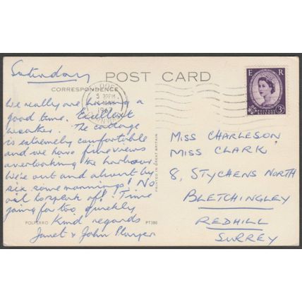Polperro, Cornwall, 1967 - Postcard