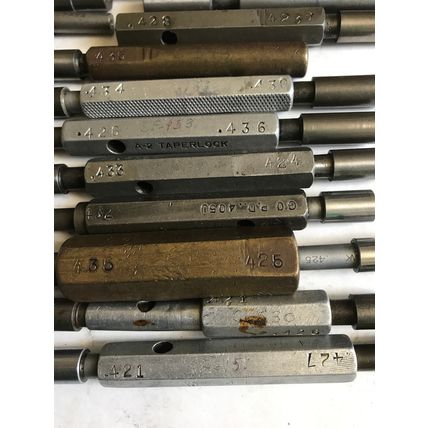 MIXED LOT GO NO GO PLUG GAGES,.420,.421,.427,.435,.428,.433,.424  ,.426,.436 ,ES