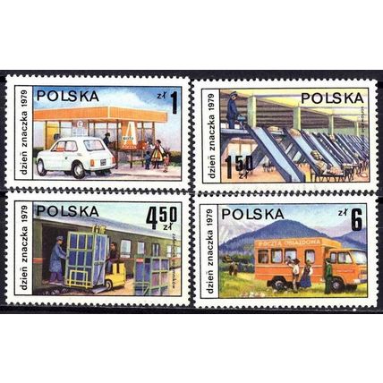 Poland. 1979. Michel #2651/54. Stamp Day. Polish Postal Service