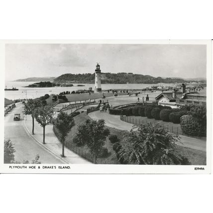 PC23320 Plymouth Hoe and Drakes Island. Harvey Barton