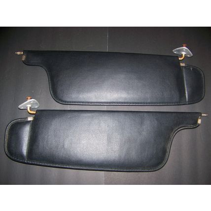 1971 72 73 74 PLYMOUTH ROAD RUNNER GTX DODGE CHARGER BLACK SUNVISORS OEM 2879052