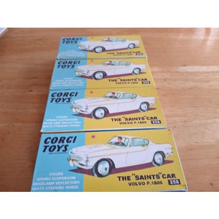 Corgi - 258 - VOLVO P1800 - The Saints Car - Replica / Repro Box