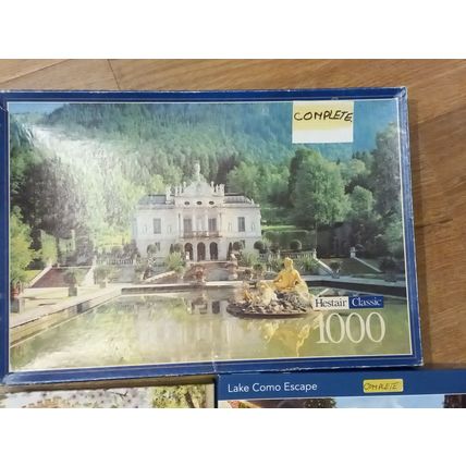 3 Jigsaws Puzzles WHSmiths Hestair Classic Corner Piece Bundle All 100% Complete