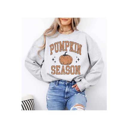 PUMPKIN SEASON FALL OVERSIZED SWEATSHIRT