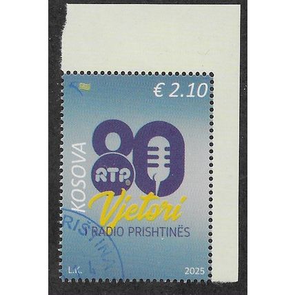 KOS 2025 210c 'RADIO PRISTINA' FINE USED (P6561)