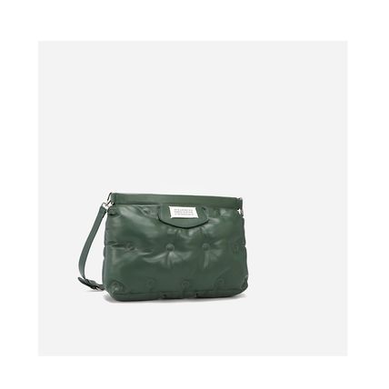 Ladies' PU Space Bag Soft Cotton High Quality Shoulder Crossbody Bag Green