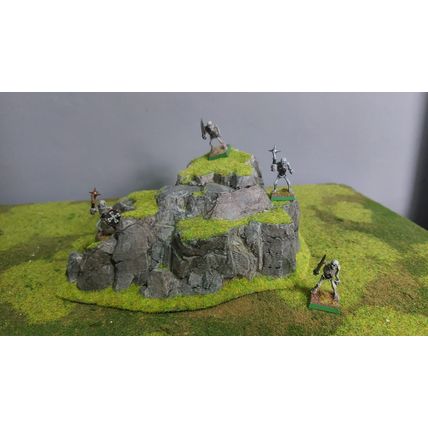 Rocky hilltop rocky outcrop Terrain/Wargame Tabletop Terrain Rocks and Scenery