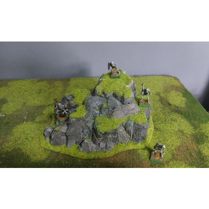 Rocky hilltop rocky outcrop Terrain/Wargame Tabletop Terrain Rocks and Scenery