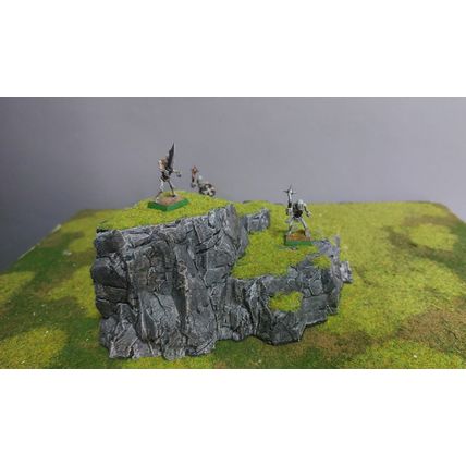Rocky hilltop rocky outcrop Terrain/Wargame Tabletop Terrain Rocks and Scenery