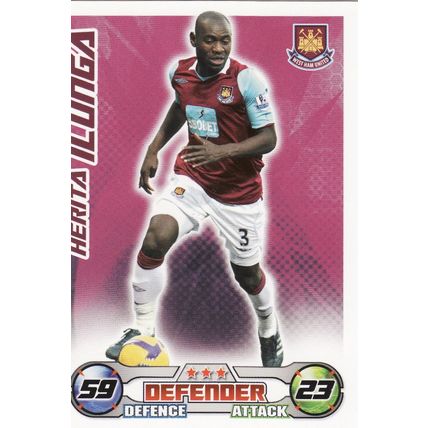 Match Attax Extra 2008/2009 Herita Ilunga West Ham United